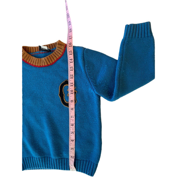 GUCCI 🇮🇹 knit sweater 🇮🇹made in Italy 🇮🇹 💯 Wool  🇮🇹Youth Small - Picture 9 of 12